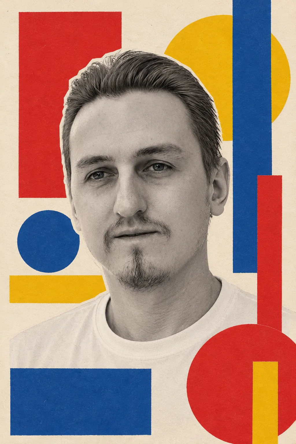 Ömer Çolak, Porträt im Stil „Bauhaus“